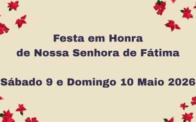 Festa em Honra de Nossa Senhora de Fátima